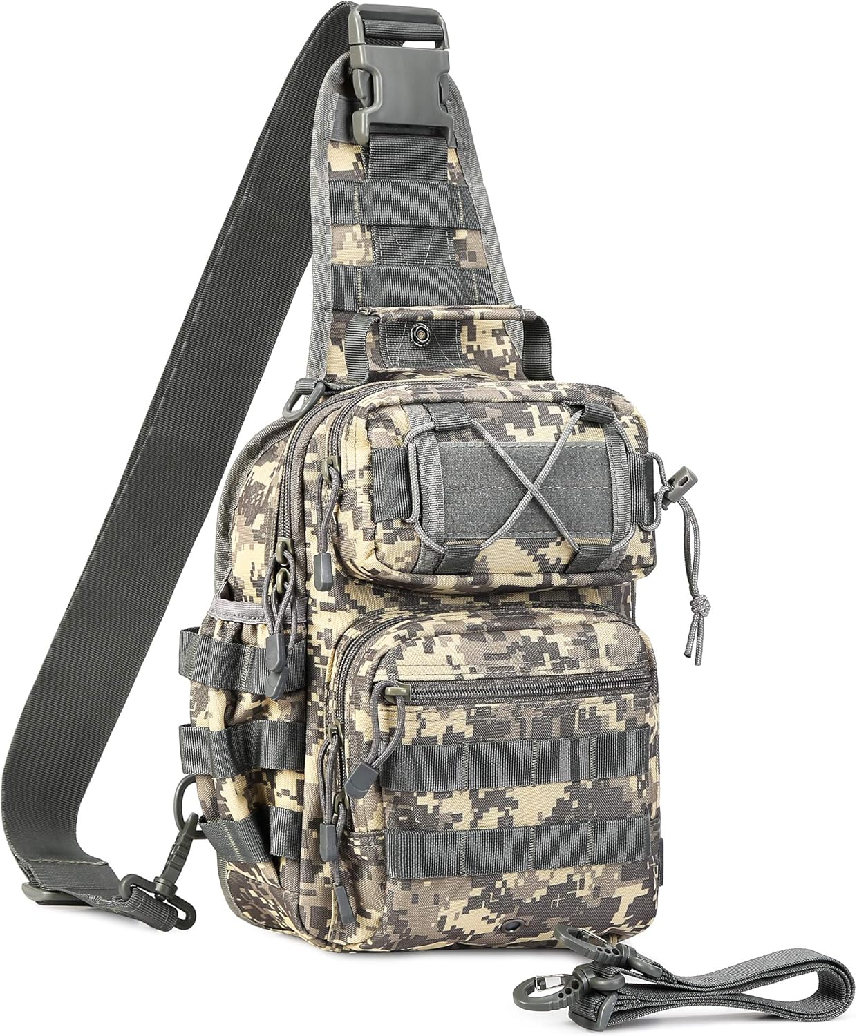 camo sling backpack