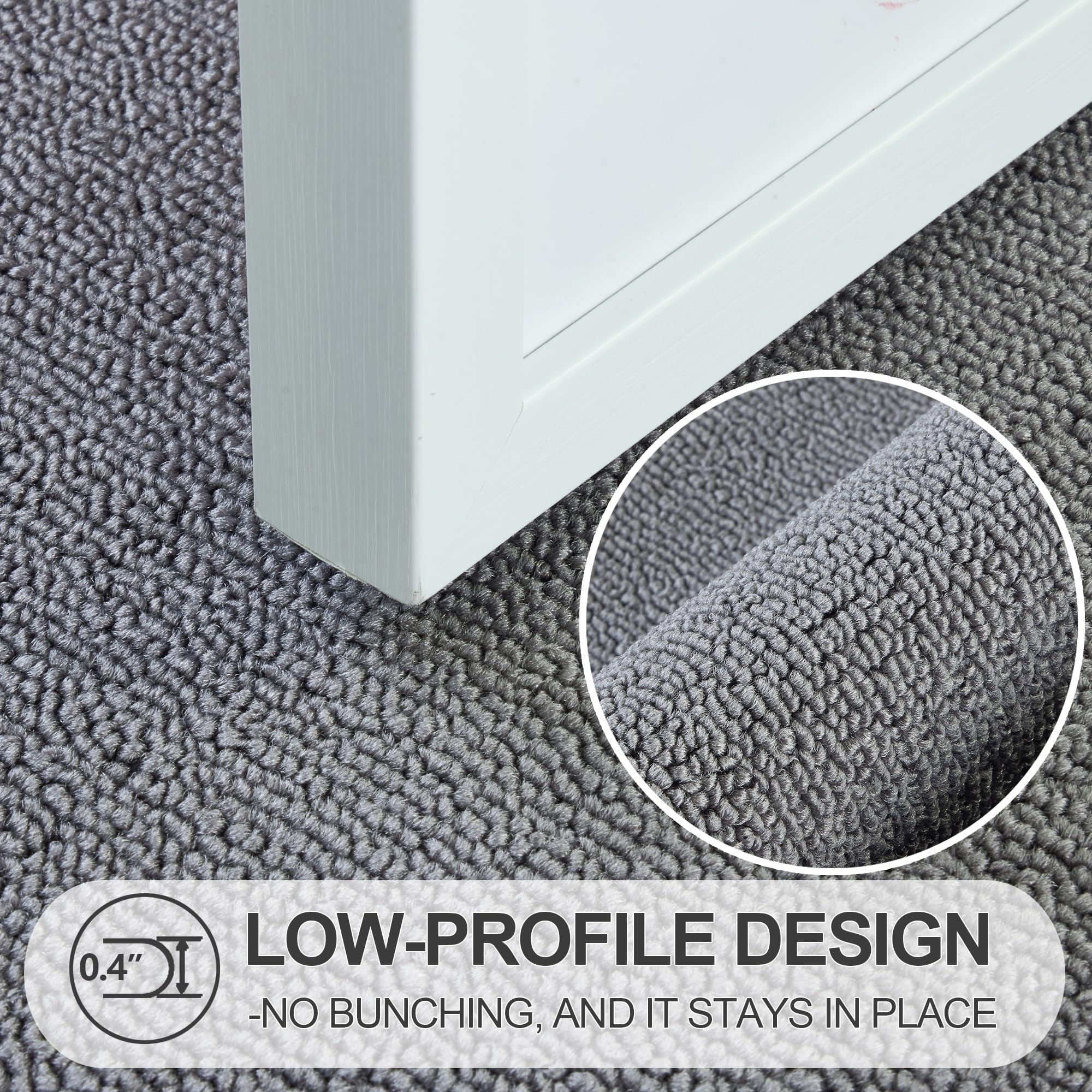 Nicoman COME-IN - Zerbino Grigio 75x44 Cm A Goffrato Lavabile Per Esterni – Antiscivolo E Resistente
