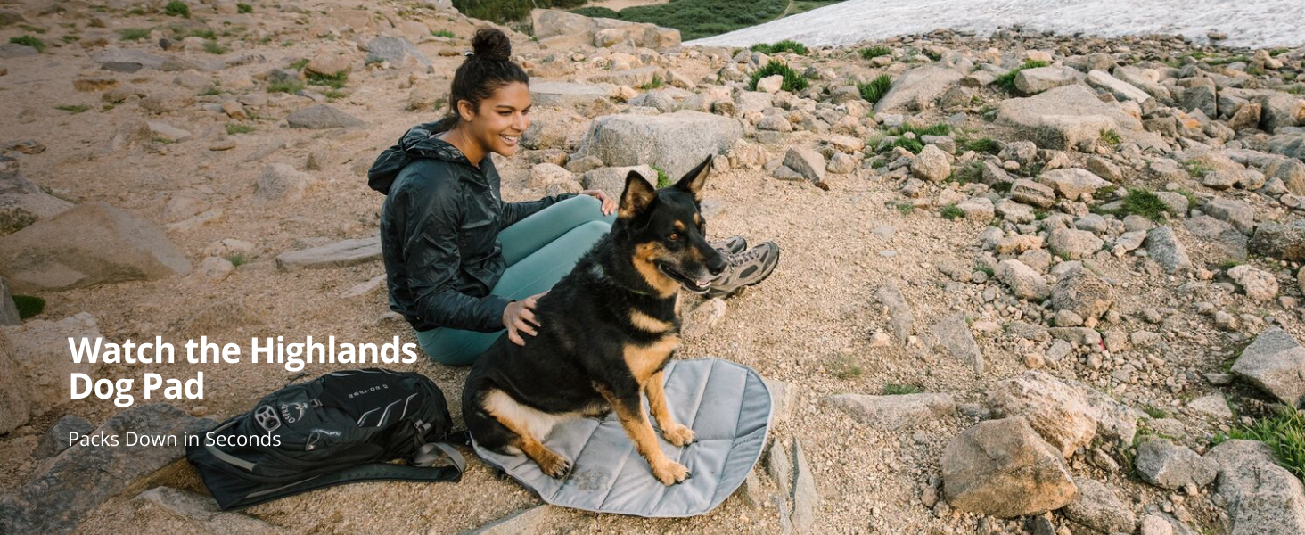 Amazon.com : Ruffwear, Highlands Dog Pad, Portable Dog Bed for