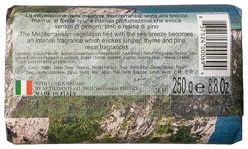 Miniatura 2 de Saponeria nesti Firenze "Macchia odorosa línea" "Emozioni en Toscana perfumado jabón natural, 8,8onzas (250G) paquetes (Pack de 6) Importación
