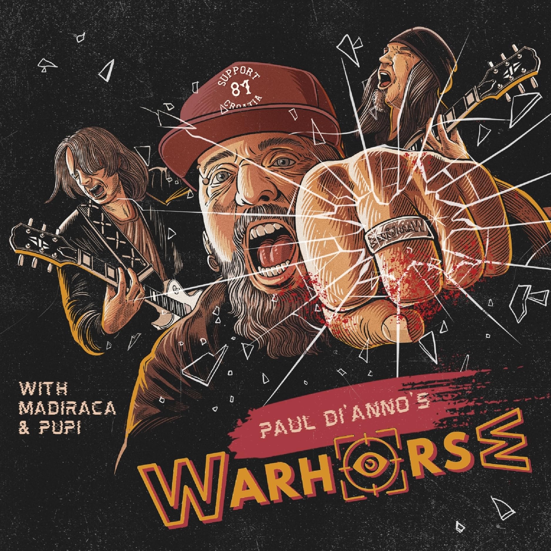 PAUL DI'ANNO'S WARHORSE - Paul Di'anno's Warhorse - TRANSLUCENT ORANGE VINYL LP