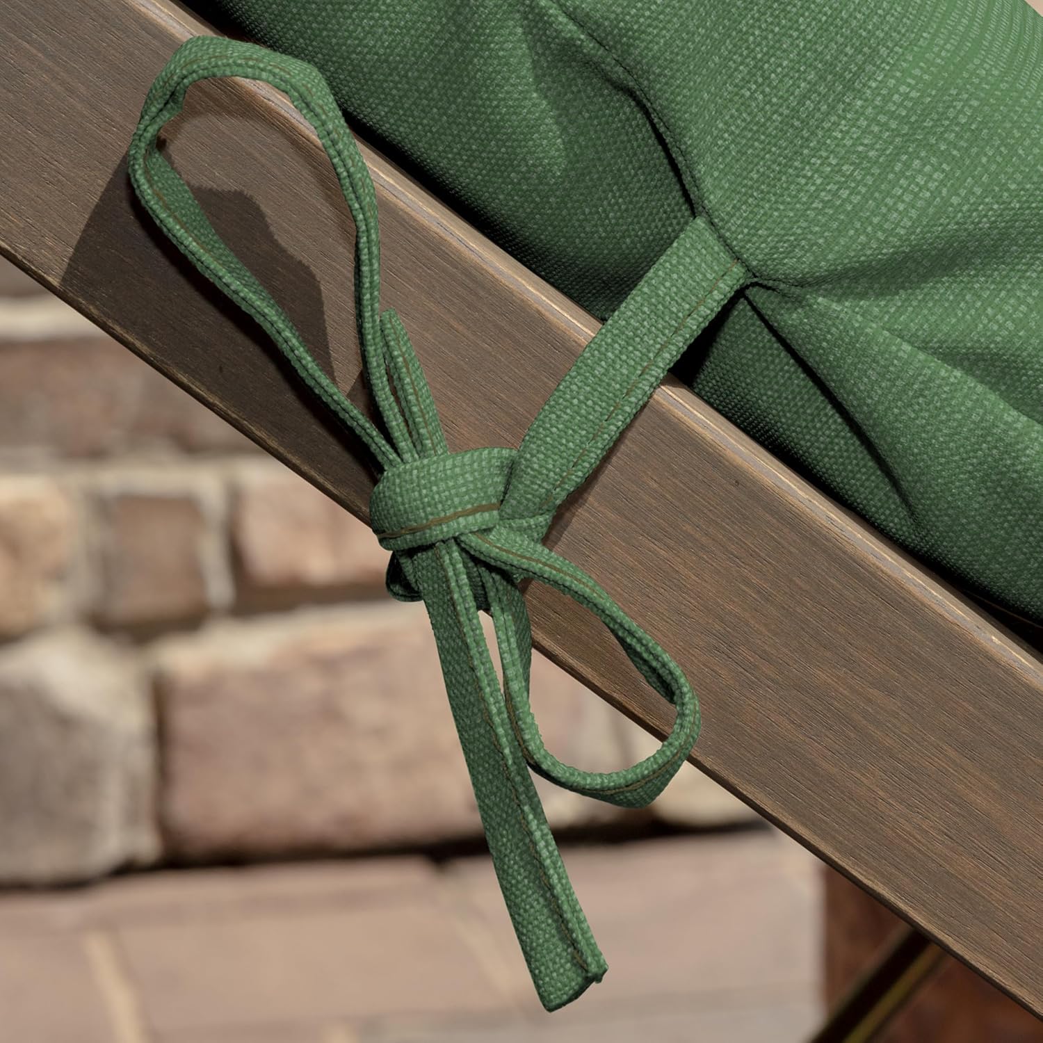 Arden Outdoor Chaise Lounge Cushion, 22 x 77, Rain-Proof, Fade Resistant Bright Moss Green Leala