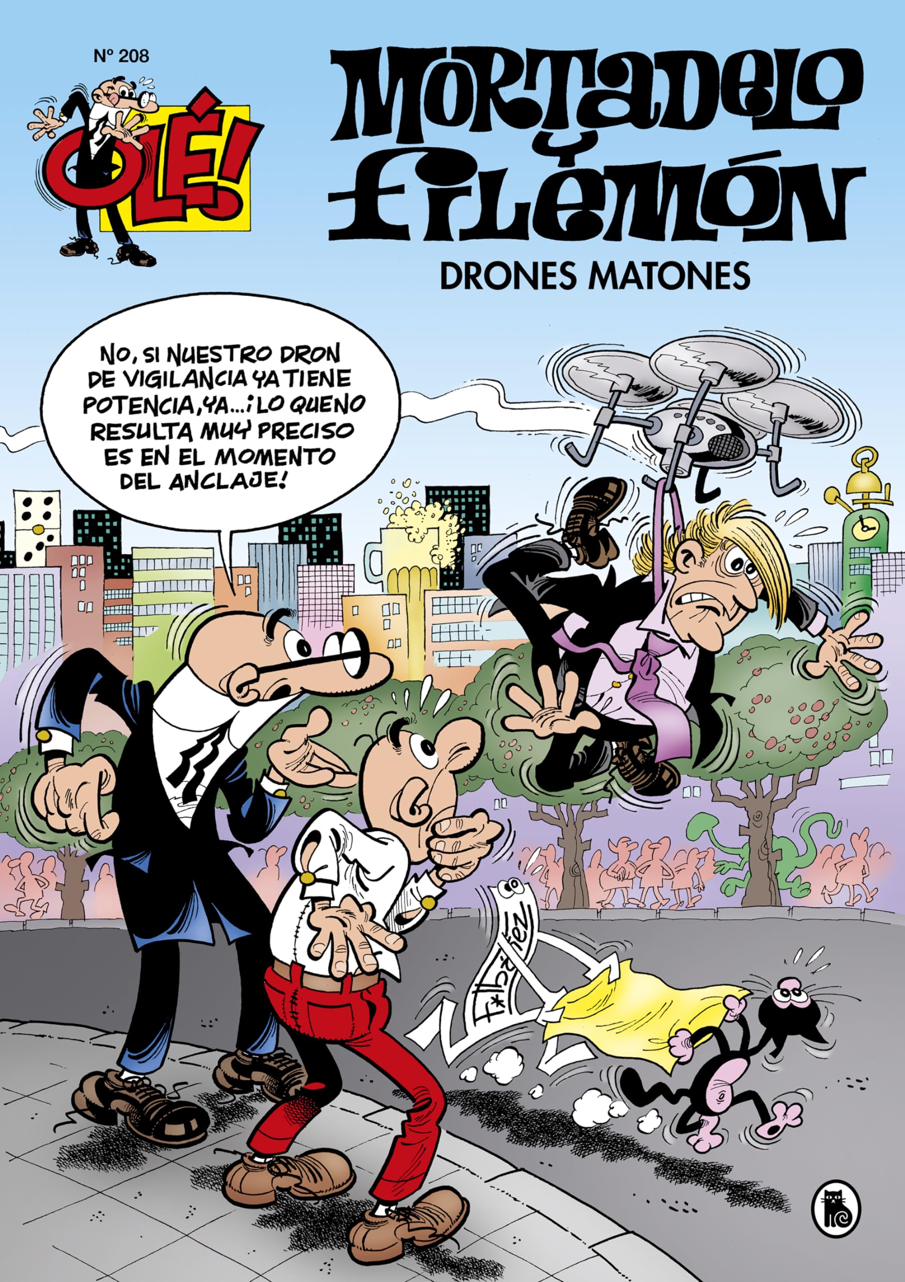 Mortadelo y Filemón. Drones matones (Olé! Mortadelo 208) (Bruguera Clásica)