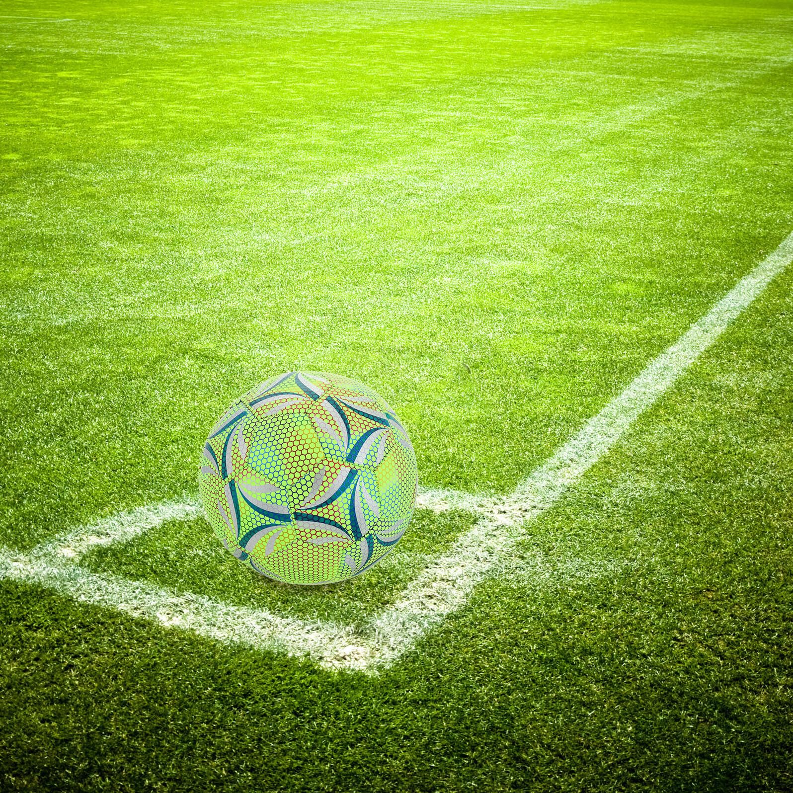 Pallone da Calcio Luminoso Glow in The Dark Misura per Teenager Resistente e Adatto Allenamento e Partite Notturne