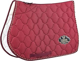 Harrison Howard General Purpose Horse Saddle Pad English All Purpose Cushioning Back Support for Horse Riding