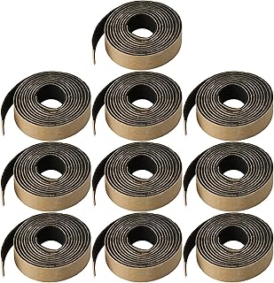 BQLZR Cinta de sellado de espuma para altavoces, 1 m, 15 mm de ancho, color negro, paquete de 10