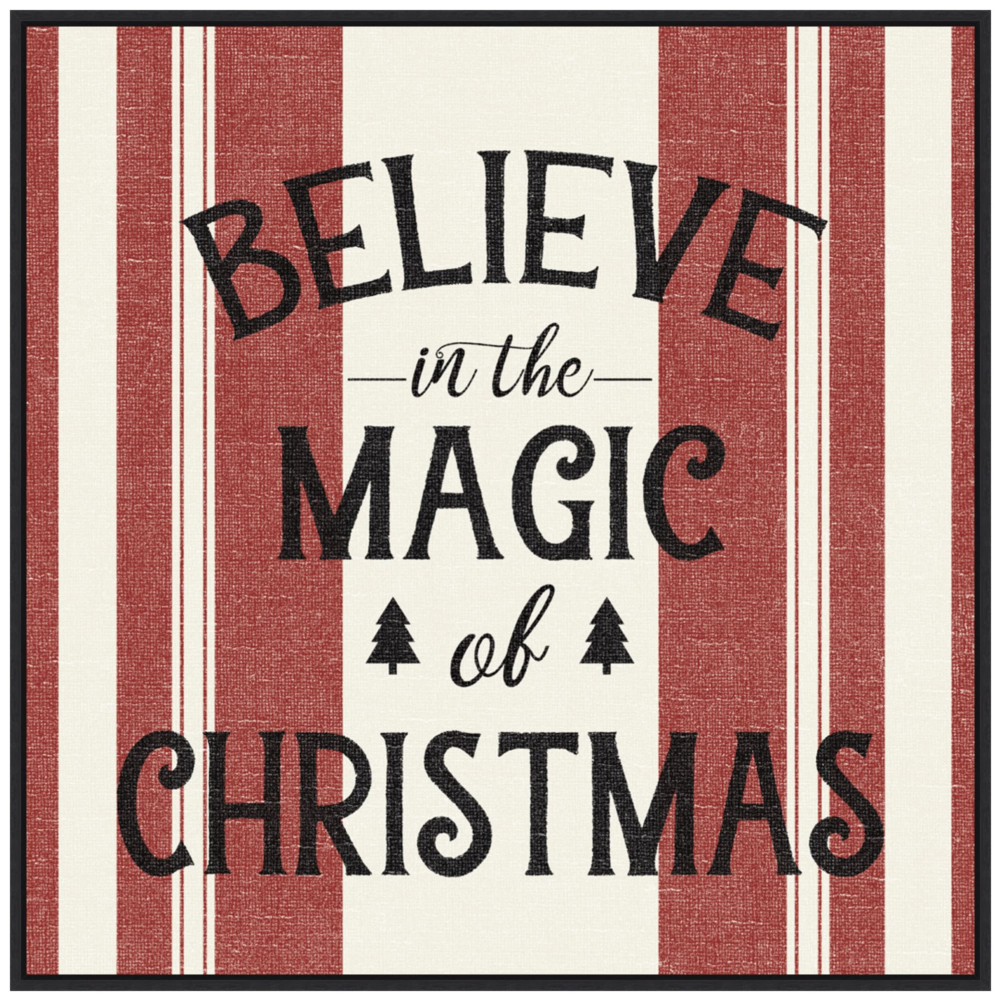 Amanti Art Framed Canvas Wall Art 30x30 Heartland Holiday IV by Wild Apple Portfolio, Framed Wall Art Canvas, Holidays Artwork, Modern Decor, Large Poster Painting for Living Room, Bedroom, Bathroom,