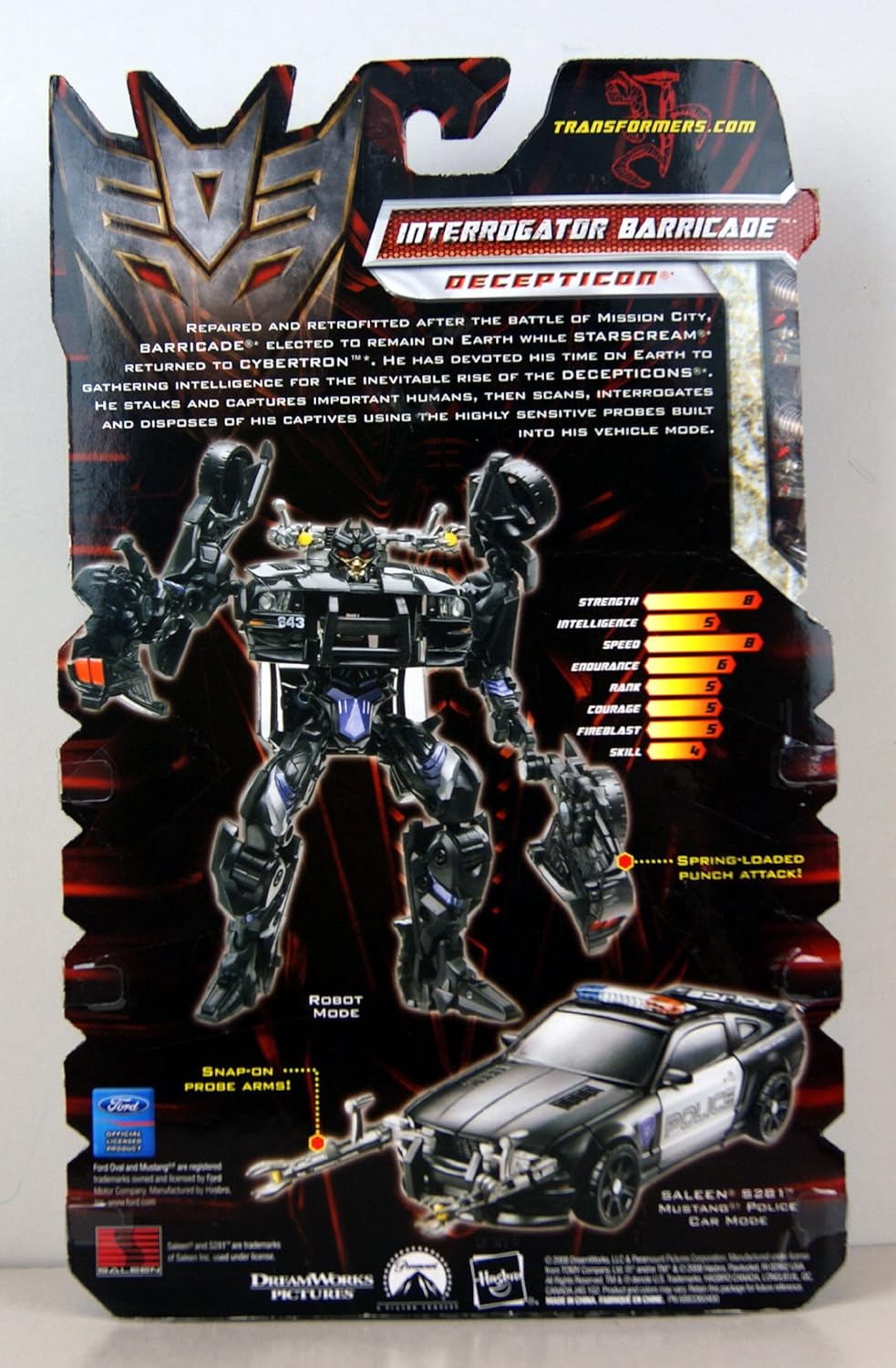 Transformers Deluxe Interrogator Barricade