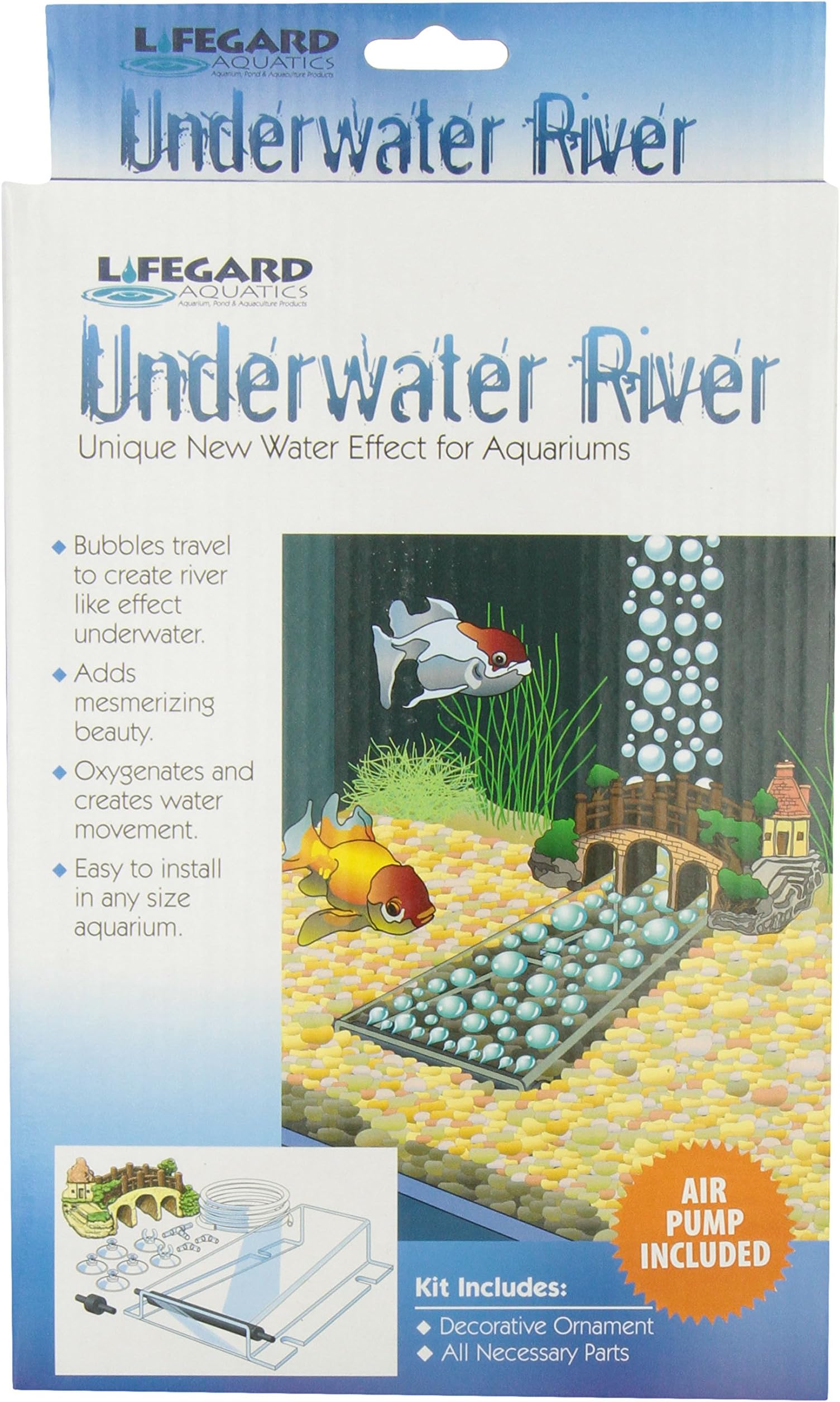 Underwater River with Air Pump Medium
