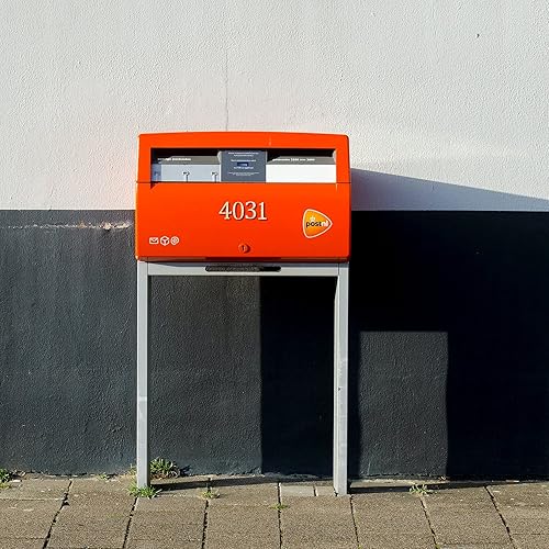 Miniatura 7 de Números de casa, 5.5 pulgadas de hierro fundido de metal único, número de dirección de casa para casas exteriores o puerta delantera, blanco y