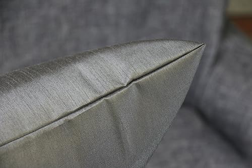 Miniatura 3 de Aiking Home - Funda de almohada de seda sintética, cierre de cremallera, juego de 2 unidades