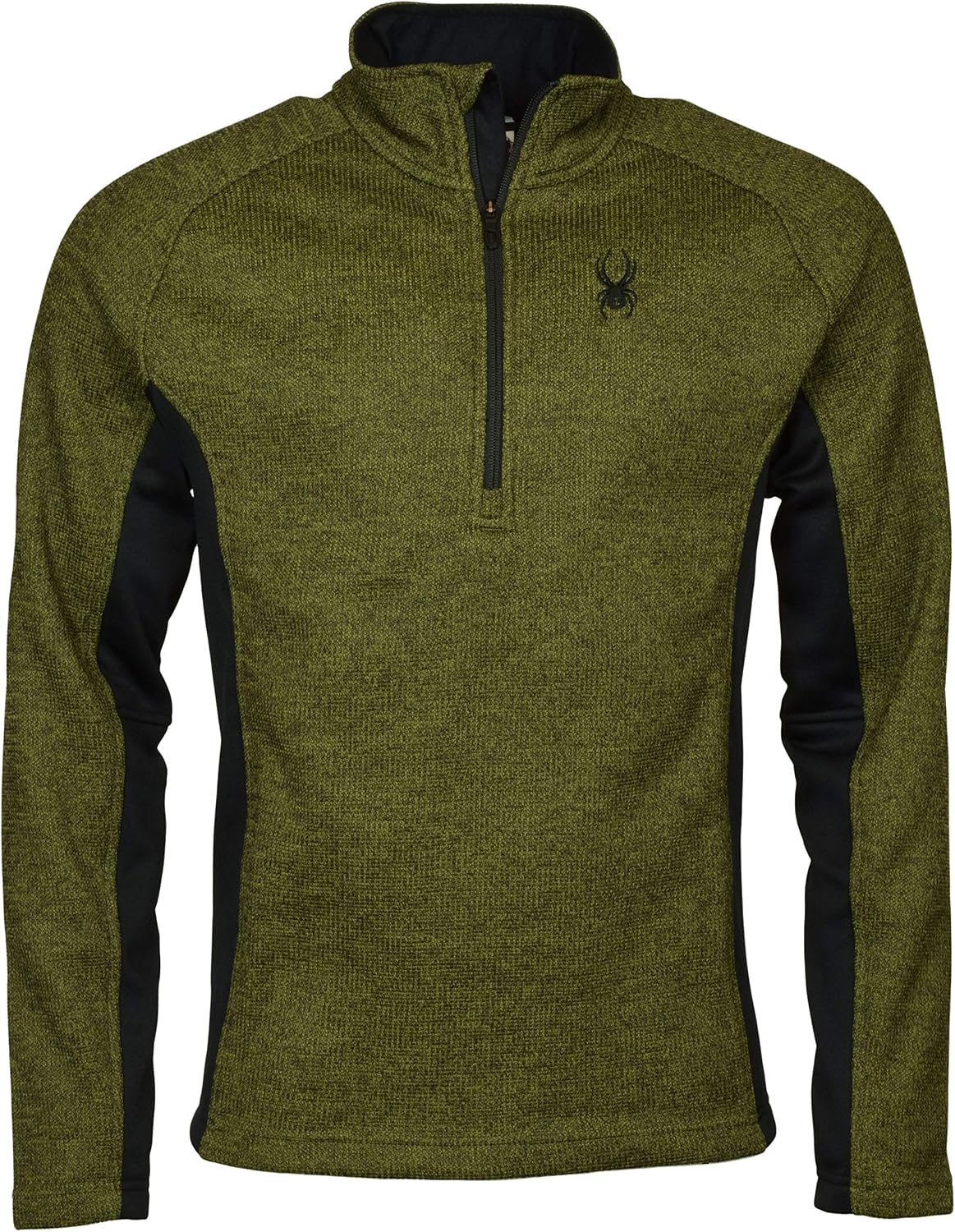 Spyder Men's Half-Zip Outbound Stryke Sweater Jacket - M - Green