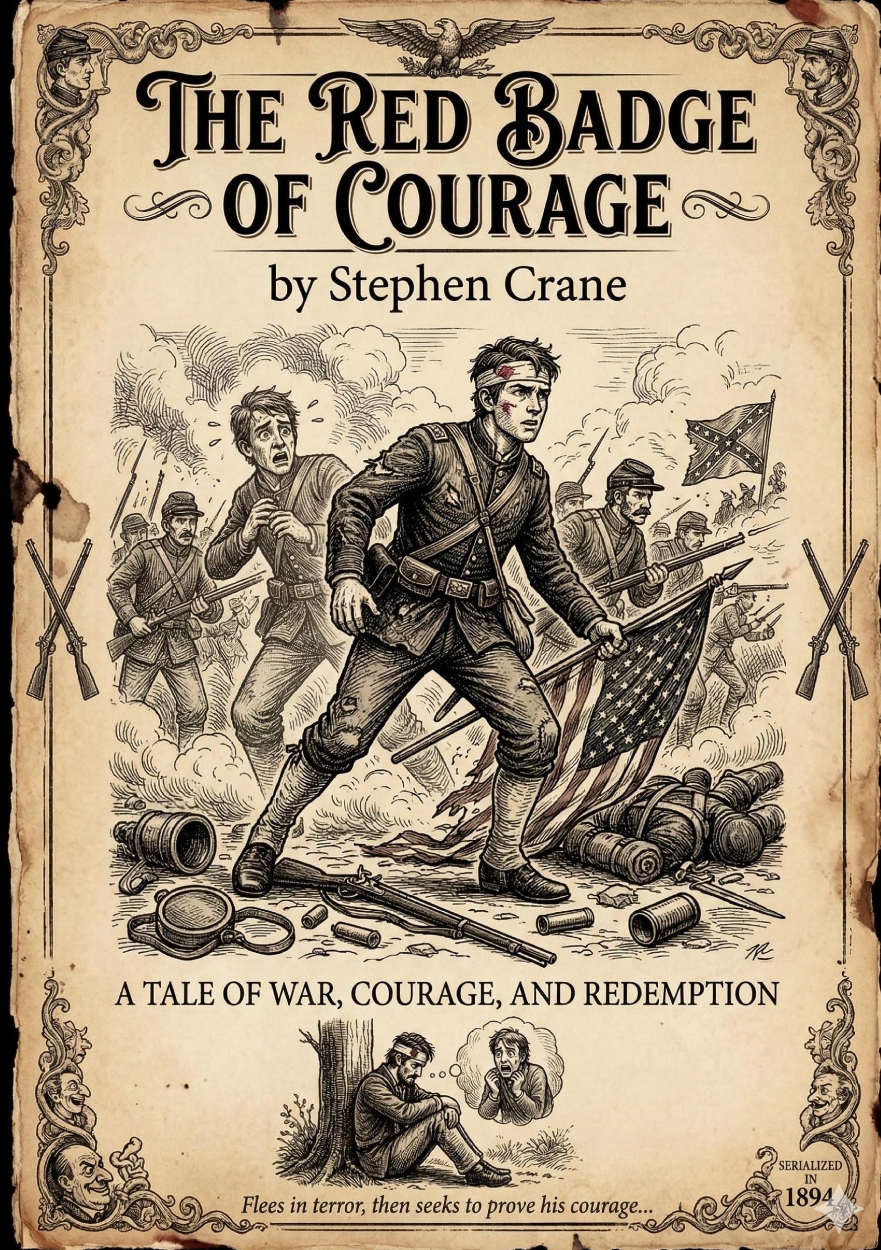 The Red Badge of Courage: by Stephen Crane