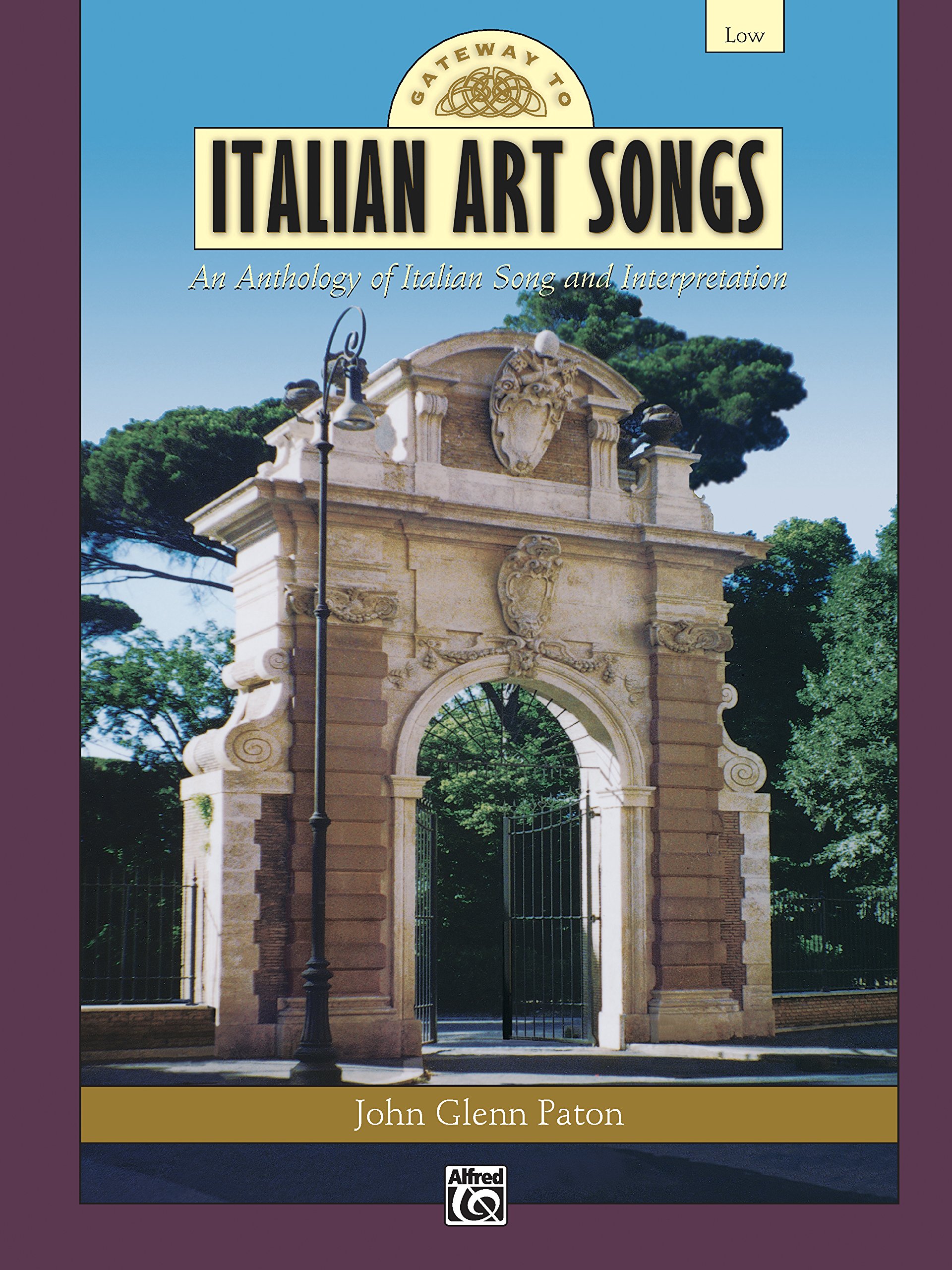 Anthologie Italian Songs and Arias Low Voice recueil académique d'interprétation