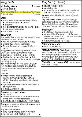 Miniatura 7 de Coricidin HBP, Alivio de Síntomas de Resfriado Sin Descongestionante para Personas con Presión Arterial Alta, Fuerza Máxima, Geles Líquidos para