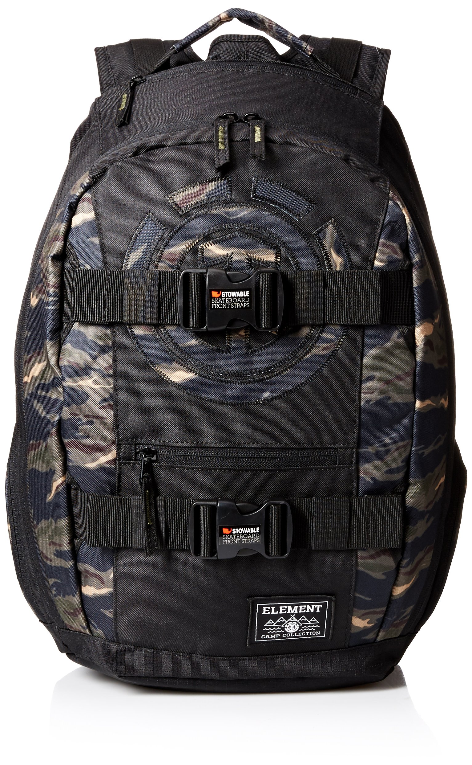 Element Men's Mohave Backpack - Lightweight Bookbag -With Skate Straps, Camo
