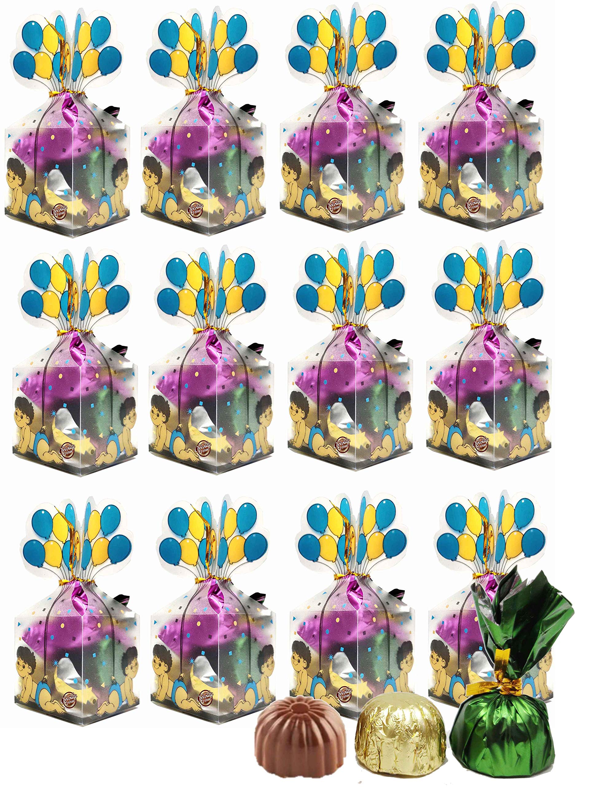Chocolate Venue Assorted Handmade/Homemade Chocolate Gift Box for Return Gift for Kids Birthday Party,Baby Shower,Diwali,Chrishmas and Children Day(5 chocolates each packing,50 gm) (Pack 12) (B08FFVQ58B) Amazon Price History, Amazon Price Tracker