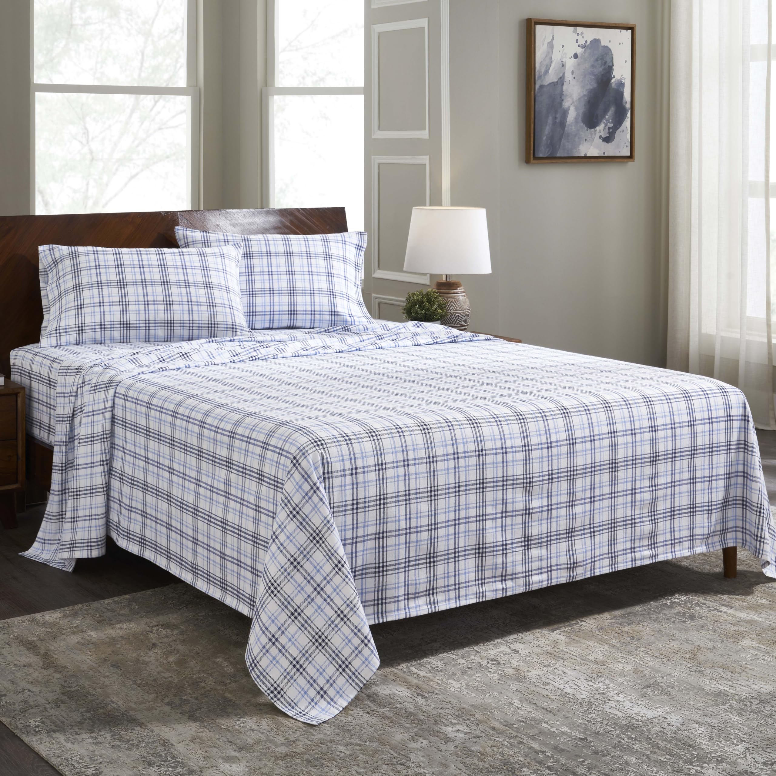 Parure de lit en flanelle de coton de qualité supérieure durable