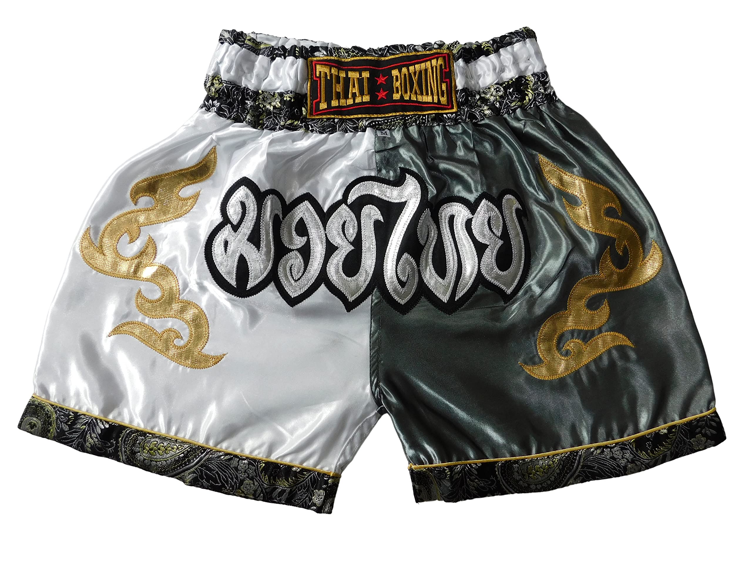 Pantalones cortos deportivos para boxeo Muay Thai, ideales para niños y niñas (niños), perfectos para gimnasio, deporte y fitness, multicolor, 10-12 años