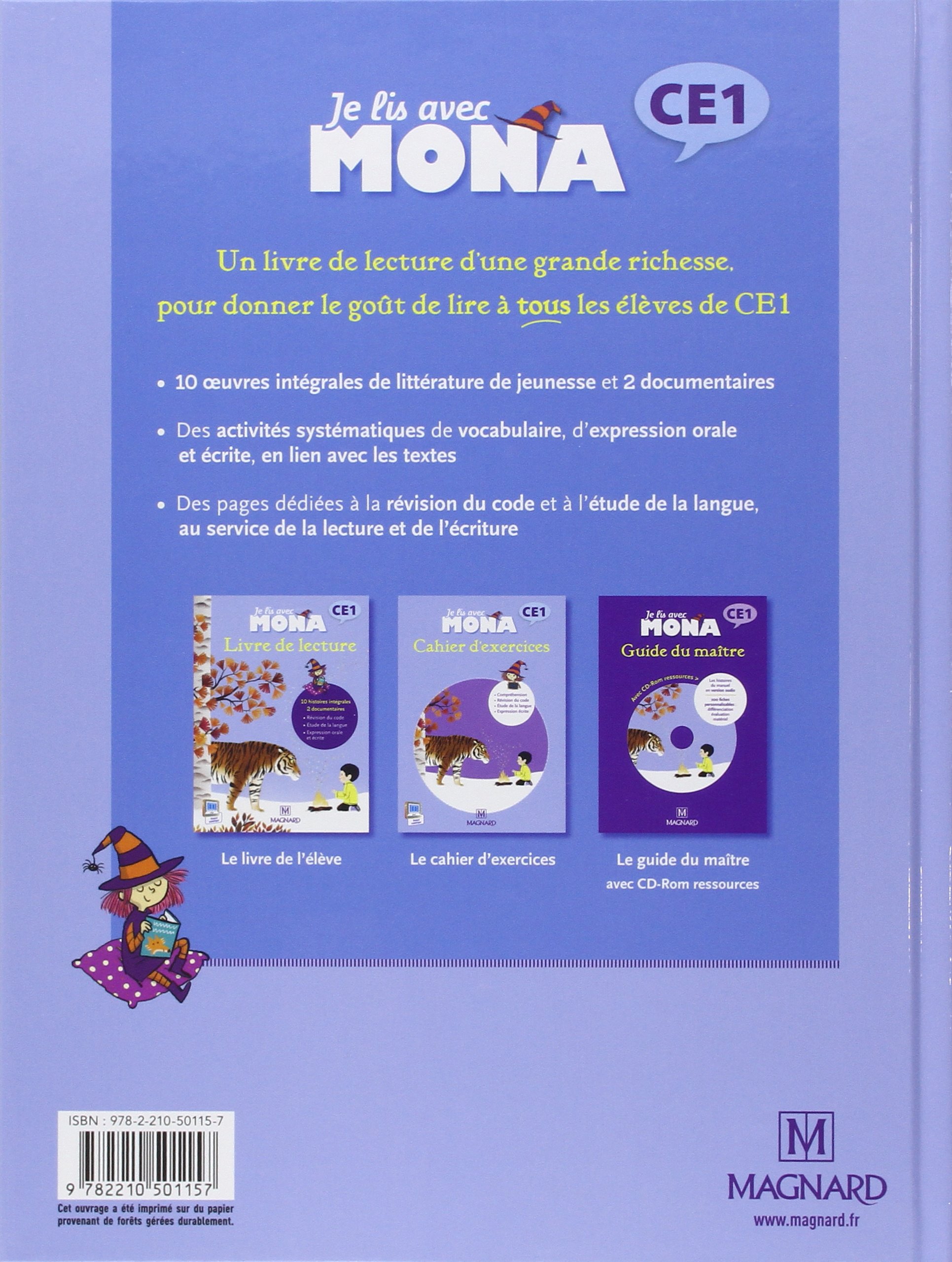 Je Lis Avec Mona Ce1 Telecharger Gratuitement Je lis avec Mona CE1 (2015) - Livre de lecture : Charbonnier, Michèle,  Garnier, Joël, Petiot, Vanessa, Raisson, Gwendoline: Amazon.fr: Livres
