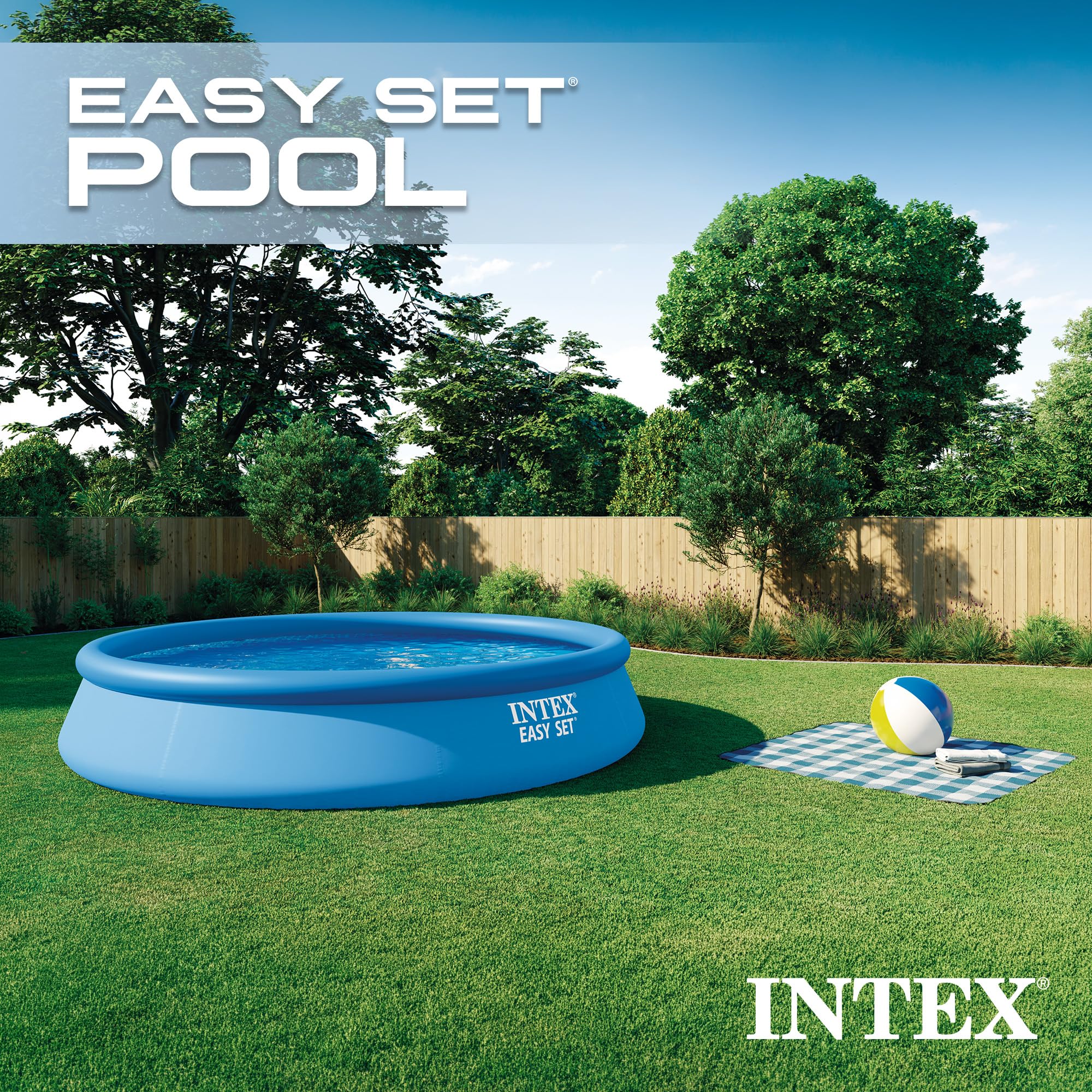 Amazon.com: INTEX 28157EH Easy Set Inflatable Swimming Pool Set