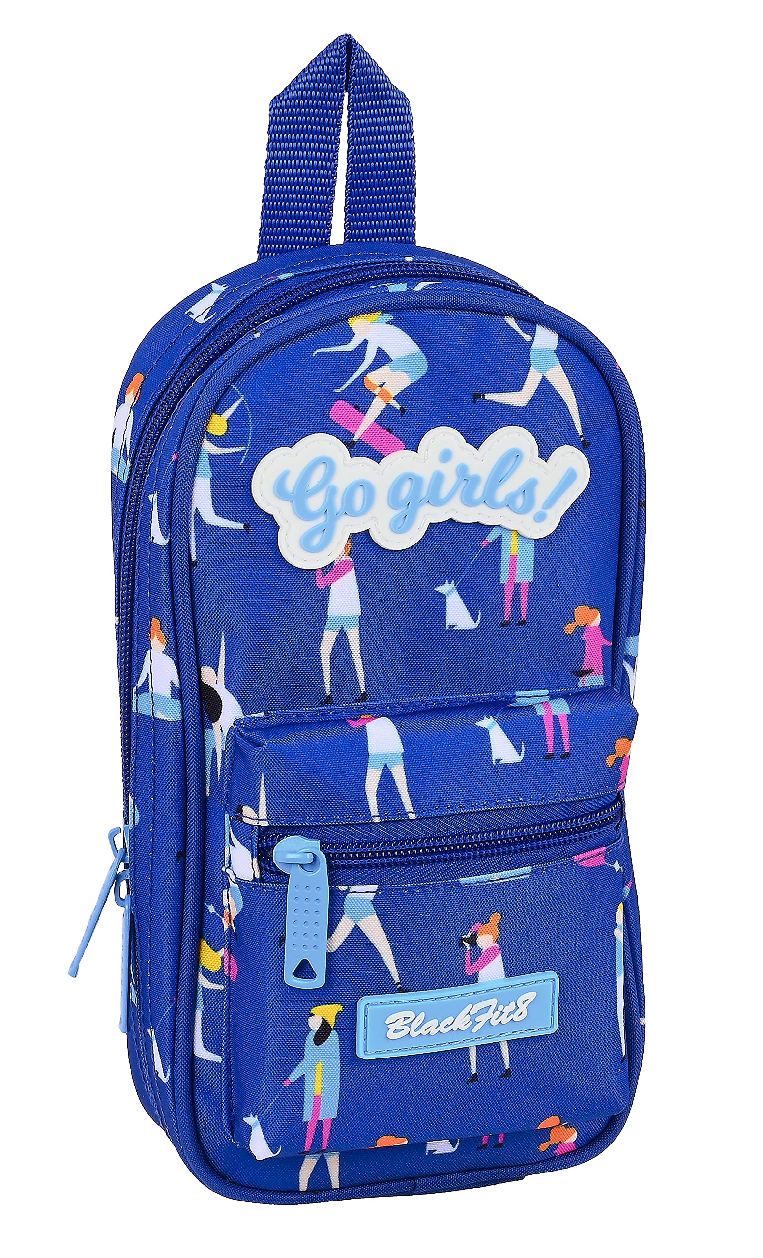 Blackfit8Boy's M747a Pencil bag with 4 recyclable full pencil case