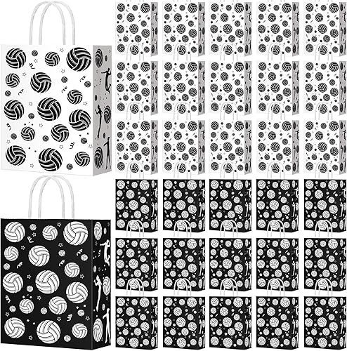 30 bolsas de regalo de voleibol bolsas de regalo de voleibol bolsas de regalo de voleibol bocadillos de voleibol y bolsas de dulces con asa para