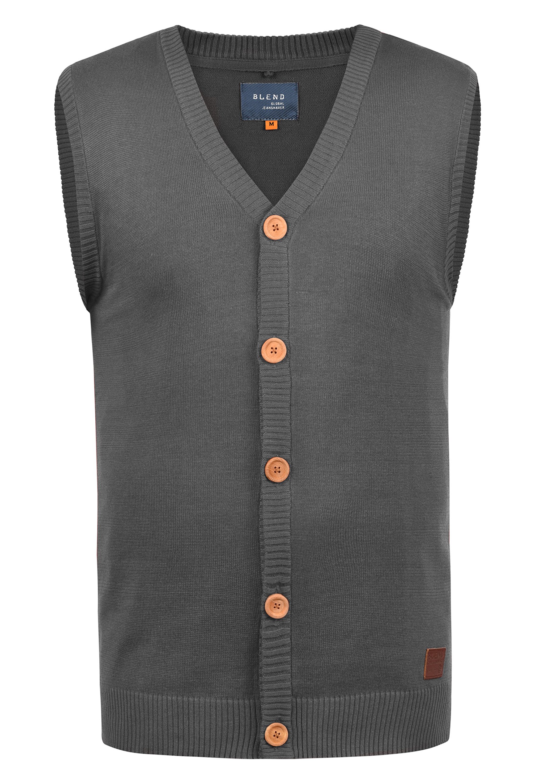Blend BHLennardo Herren Pullunder Feinstrick Strickweste