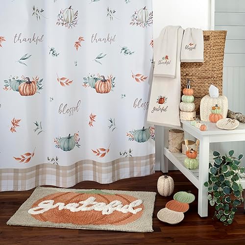 Miniatura 4 de Avanti Linens Papelera de basura, decoración de baño inspirada en otoño, multicolor
