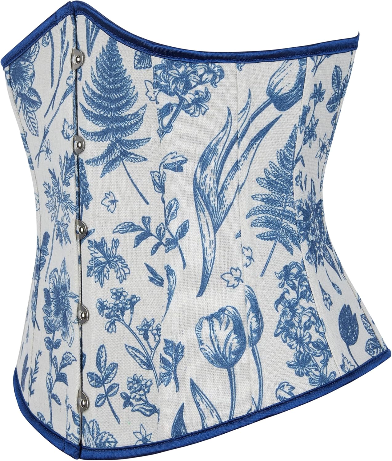 Alivila.Y Fashion Corset Womens Brocade Underbust Boned Corsets Bustier Waist Trainer - Image 3