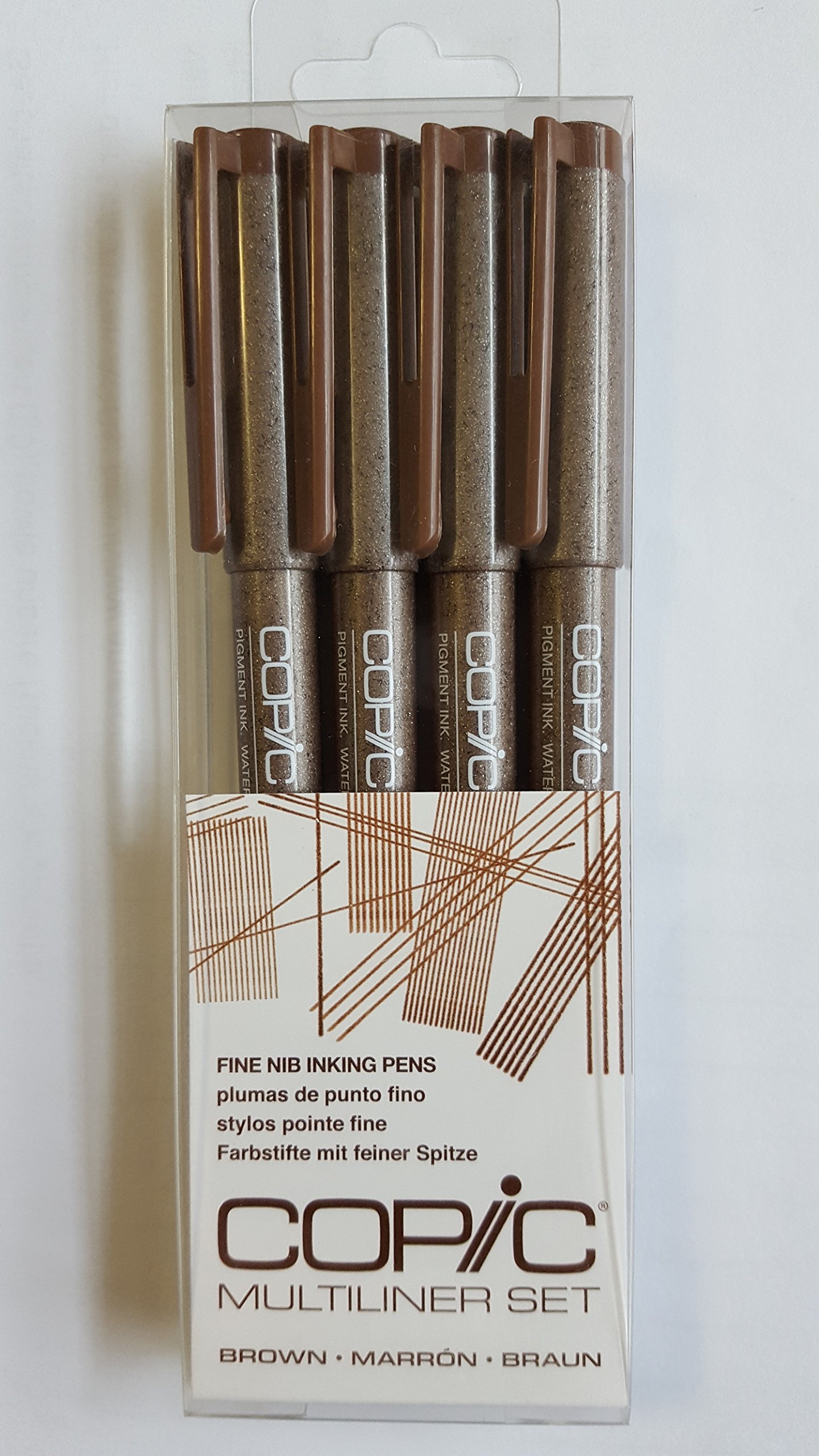 Copic Multiliner Brown Set (0,05, 0,1, 0,3, 0,5)