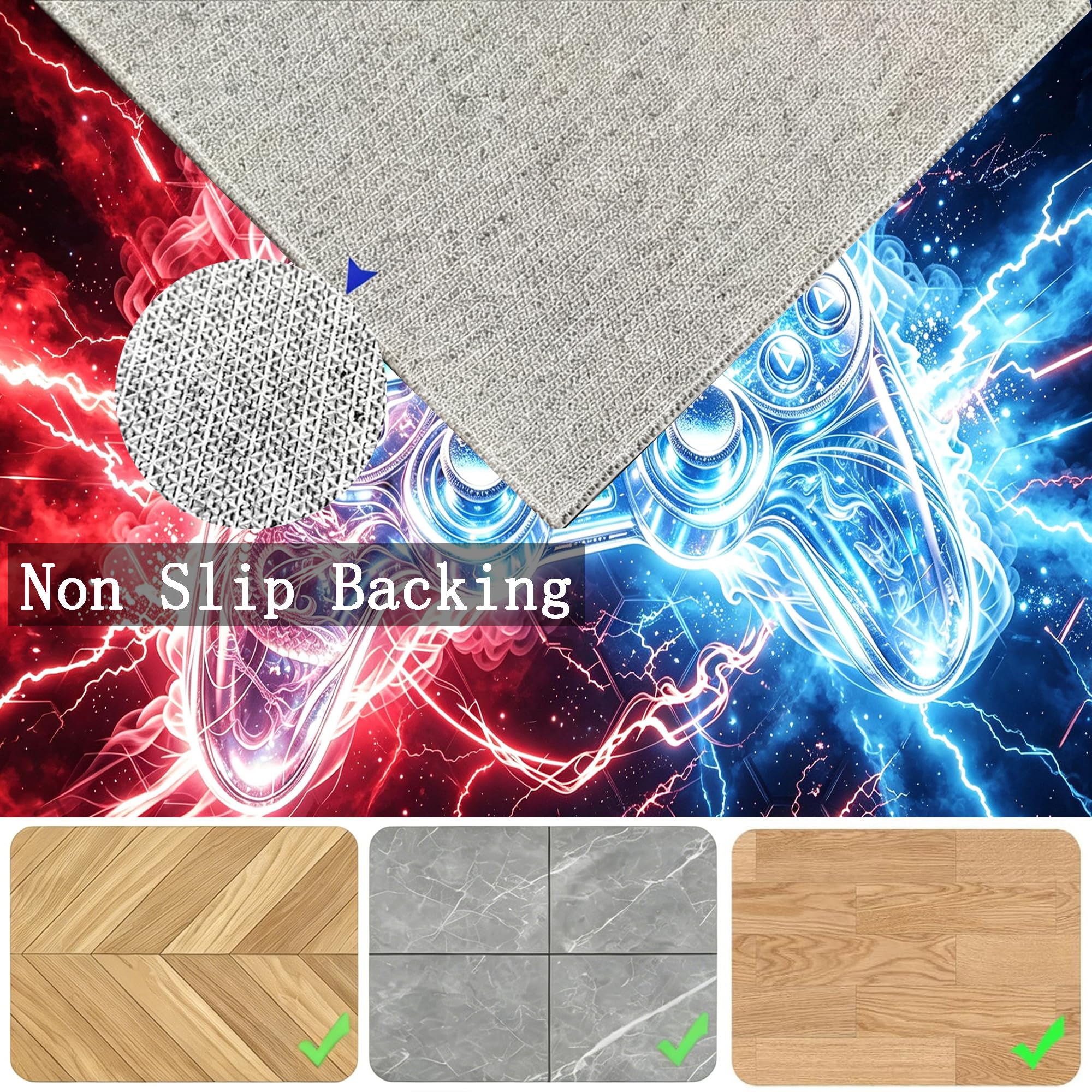 Tapis de Chaise pour Les Chaises de Gaming ou de Bureau 120 x 150 cm