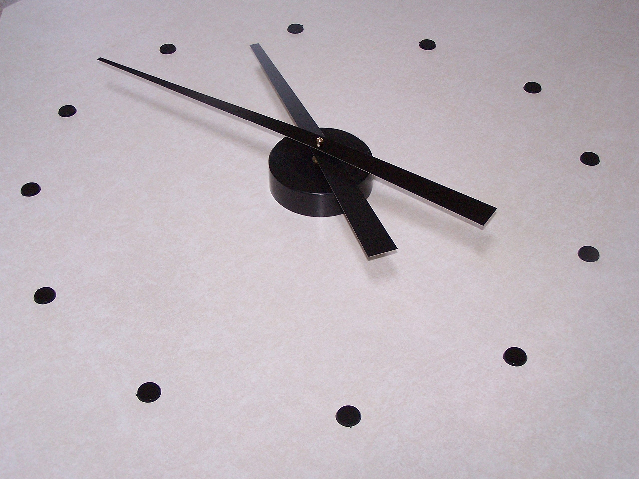 Large DIY Wall Clock Kit 10" contemporary Hands, 20"-23" Diameter