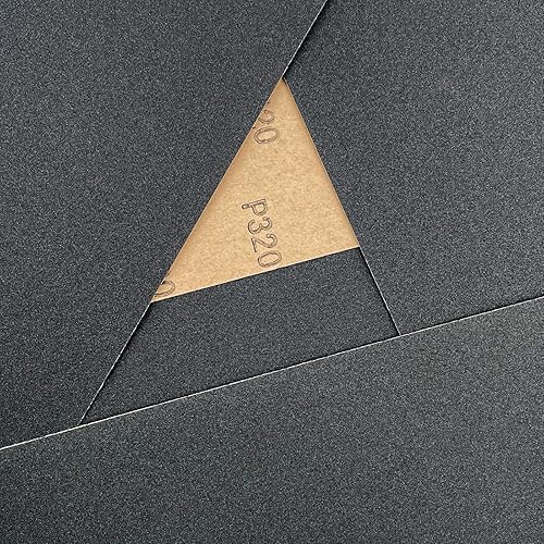 Miniatura 10 de 9 x 11 pulgadas, 15 piezas de papel de lija húmedo y seco, papel de arena abrasivo impermeable de grano 240, hojas de papel de lija de carburo de