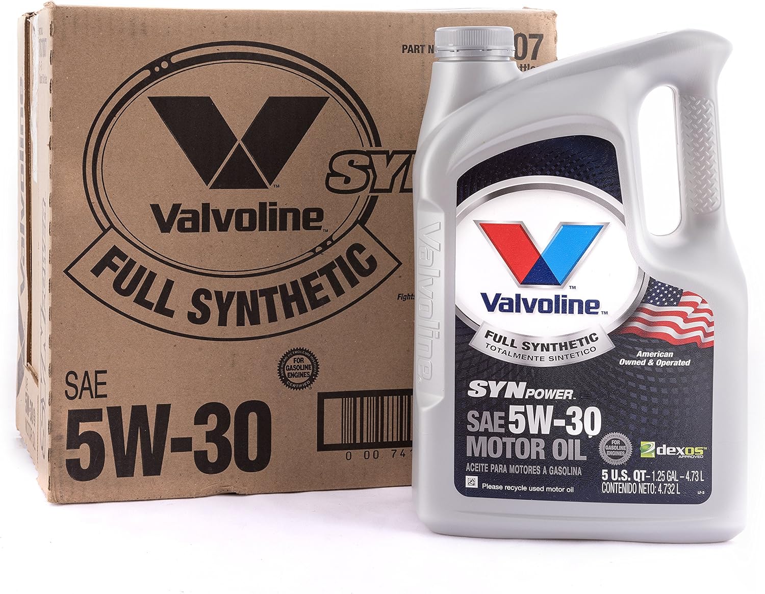 Valvoline SynPower 5W-30 Full Synthetic Motor Oil - 5qt (Case of 3) (787007-3PK)