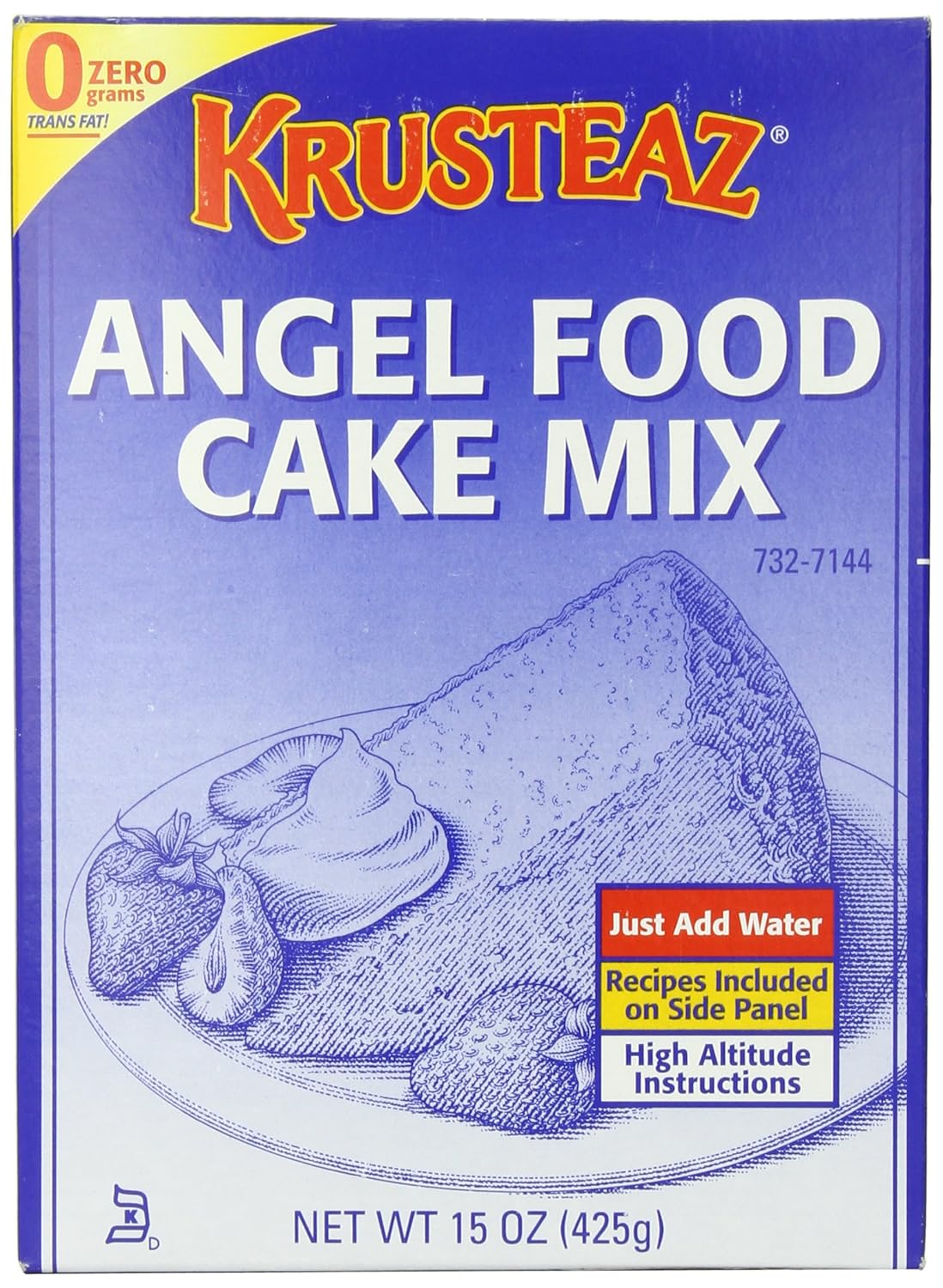 Krusteaz Angel Food Cake Mix, 15 Ounce Grocery & Gourmet