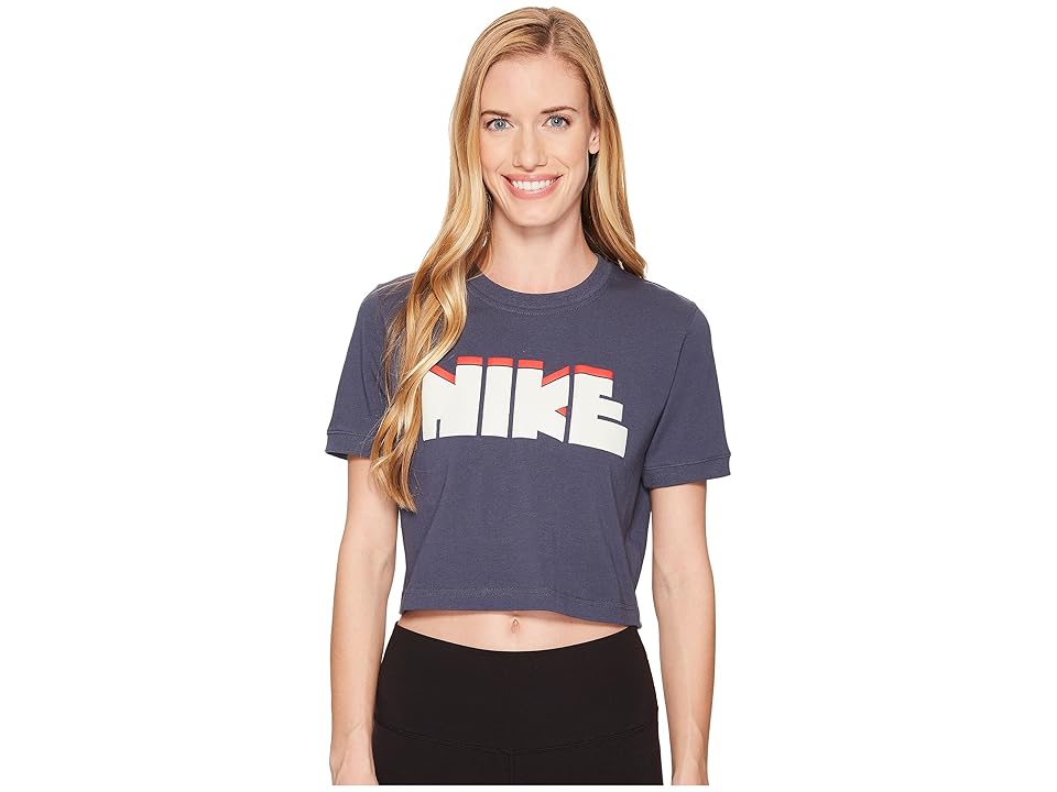 

Nike Sportswear Archive Crop Tee (Thunder Blue) Women's T Shirt