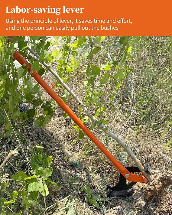 Large Size 14 - 2 Sapling Puller, Heavy-Duty Tree Root Puller Tool