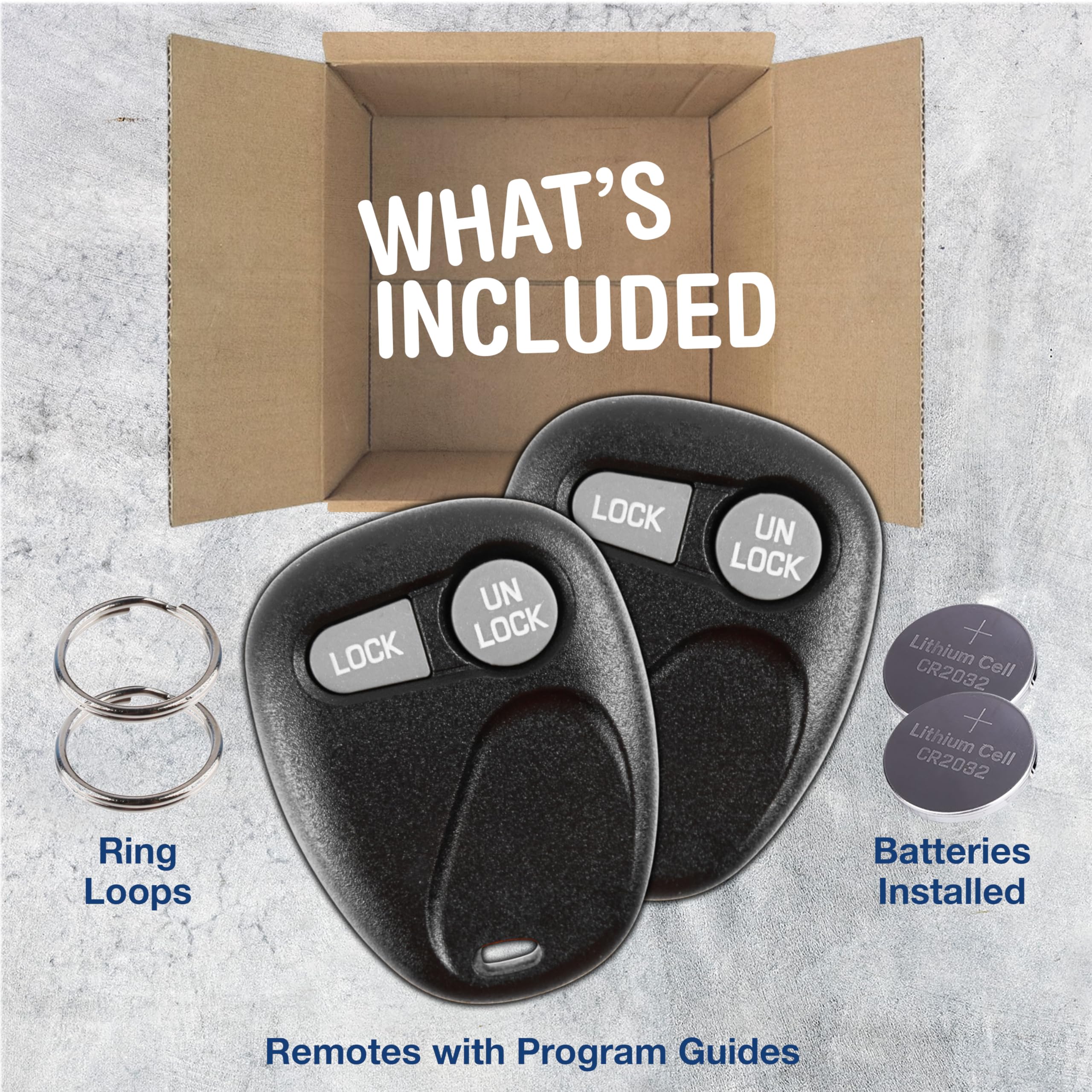 Key Fob Replacement KeylessOption For 1999-2001 Chevy Astro, GMC Safari ...