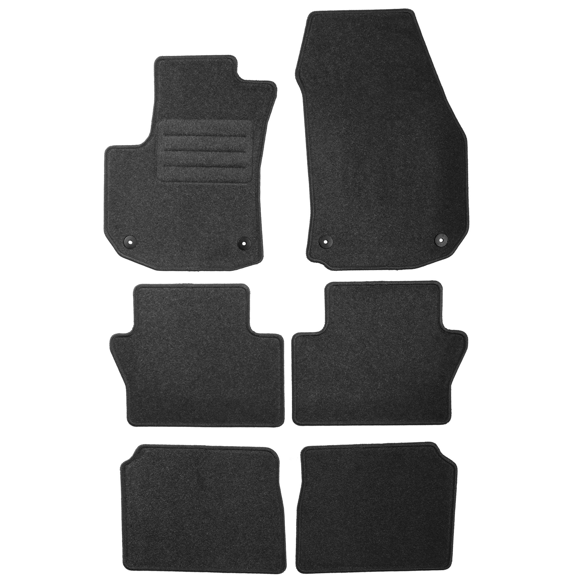 TEXER Tappetini spessi per auto, Tappeti Auto, Tappetino Auto, colore: antracitegrafitegrigio scuro BME39Y95BC0511A