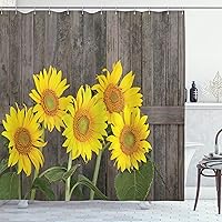 Vista 45 de Ambesonne Cortina de ducha de caballo, potente semental de Appaloosa, elegante estampado equino de campeón de sangre pura real, juego de decoración