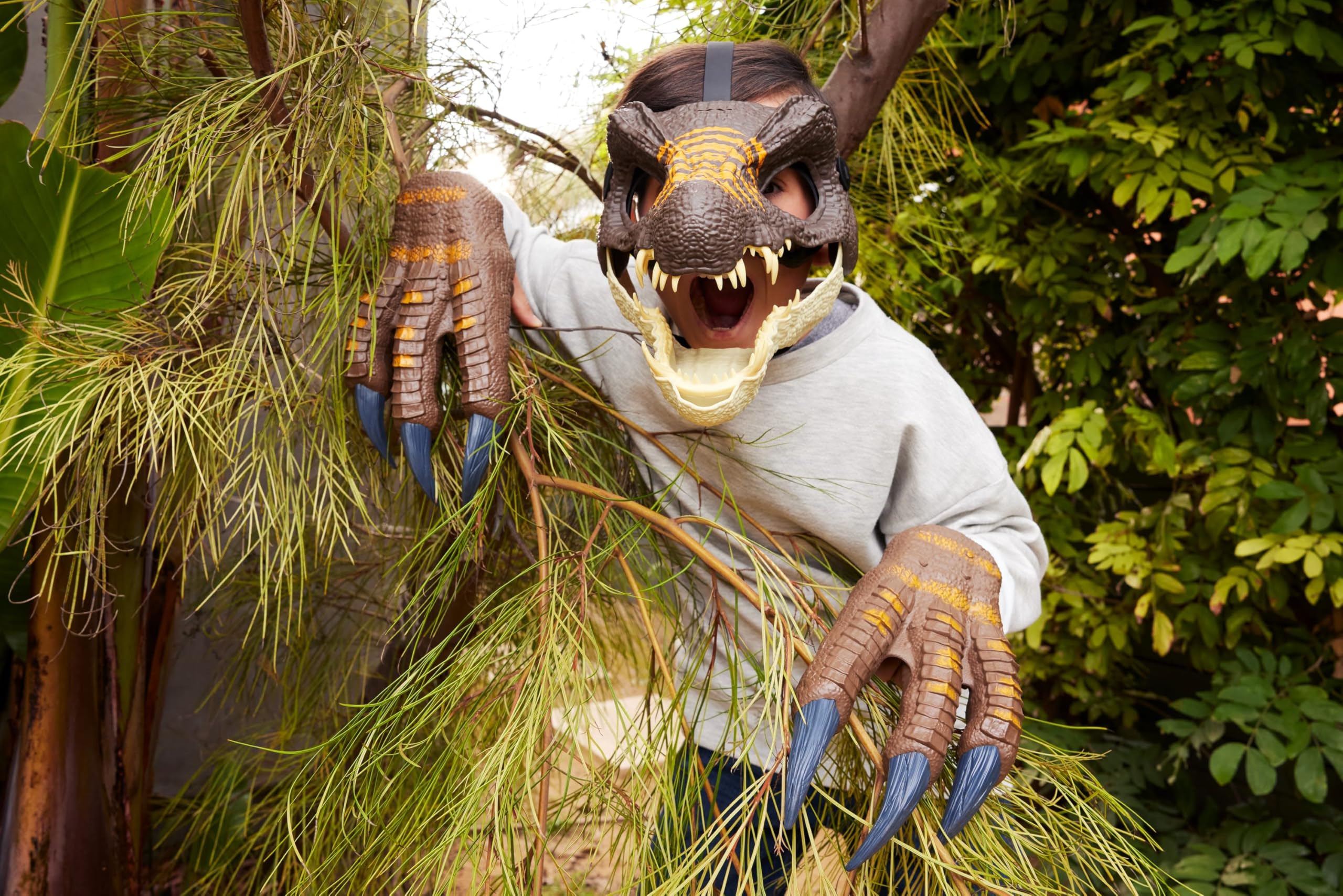 Mattel Jurassic World Rebirth Raptor Masque dinosaure