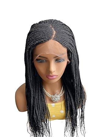 Natural looking braided wigs Clearance