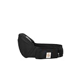 Ergobaby Lift Hip Seat, marsupio con seggiolino per neonati e bambini dai 6 mesi in su, 7,7 kg - 20,4 kg, colore: Onice nero