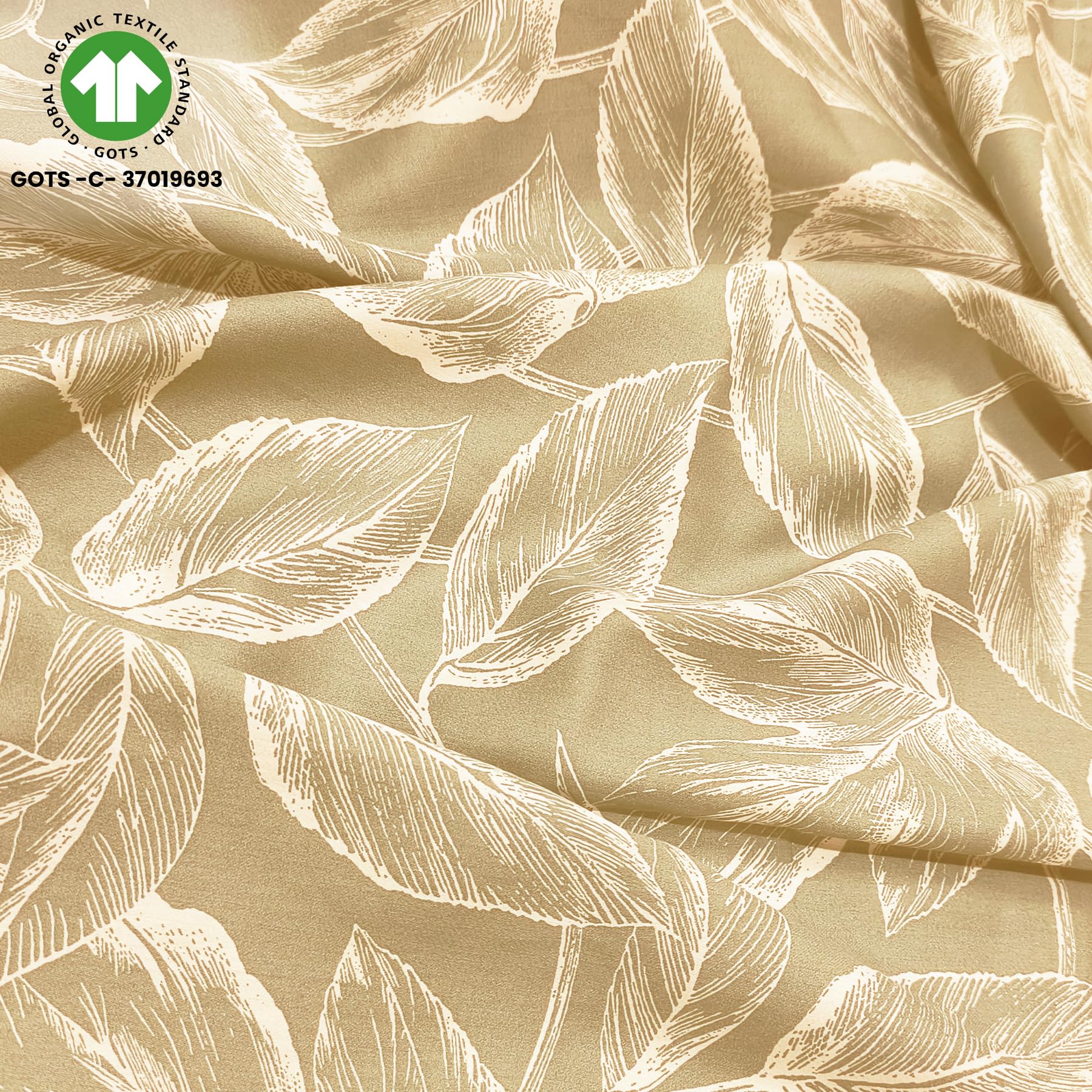 Customize Golden Cotton Fitted Bedsheet - Soft & Stylish -5 Customize Golden Cotton Fitted Bedsheet - Soft & Stylish -5
