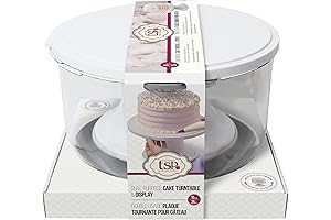 TSP by Architec Cake Turntable with Lid: Decorate, Serve, Store