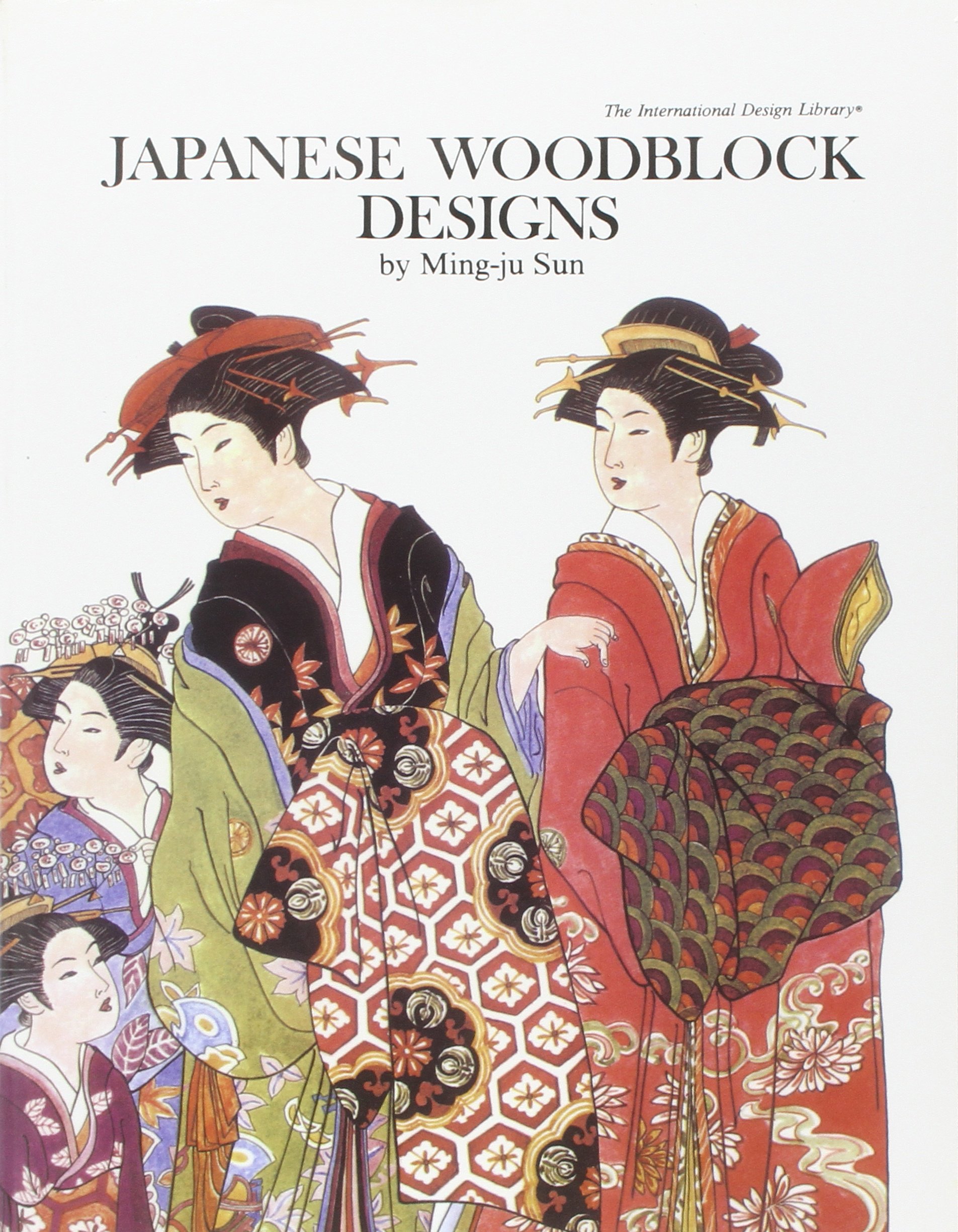 Amazon | Japanese Woodblock Designs to Color | Sun, Ming-Ju