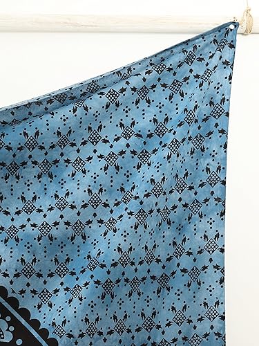 Vista 31 de Popular Handicrafts Tapestry Wall Hanging Hippie Ombre Mandala Bohemian HippyMetallic Shine Intricate Indian Tapestries Bedspread 84 x 90 Inches