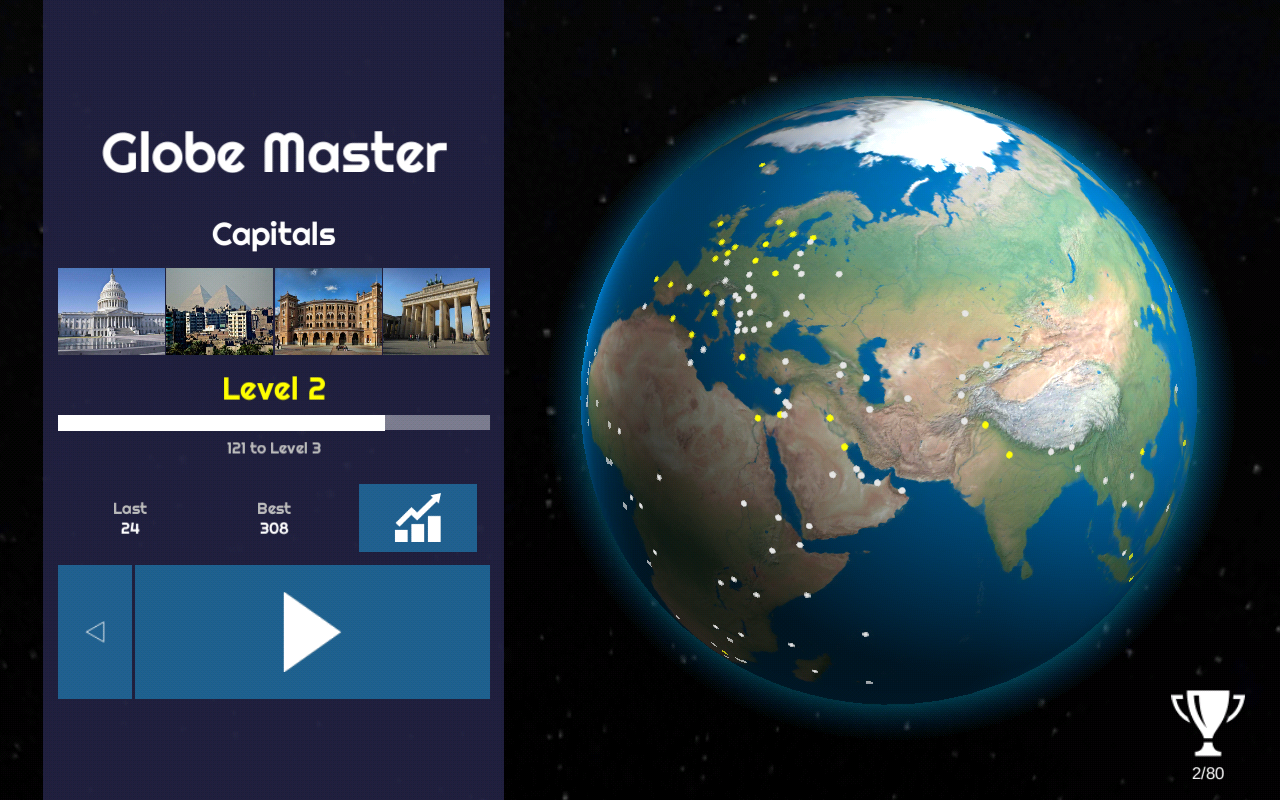 Globe Master geography game App on Amazon Appstore