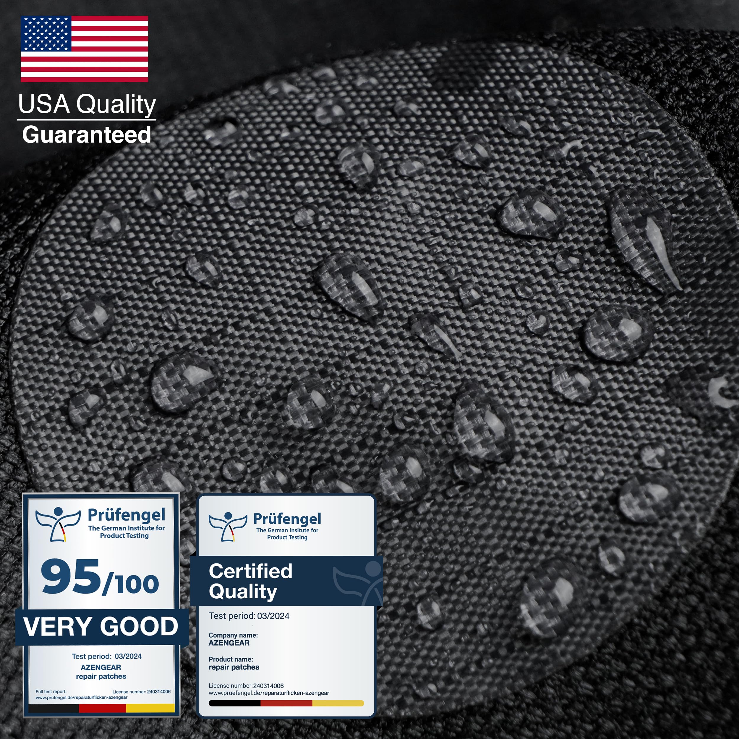 Parches De Reparación AZengear - Tela Impermeable Autoadhesiva, Kit Con 11 Formas, Para Ropa, Tiendas, Calzado